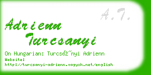 adrienn turcsanyi business card